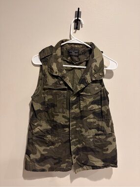Love Tree Olive Green Camo Utility Vest